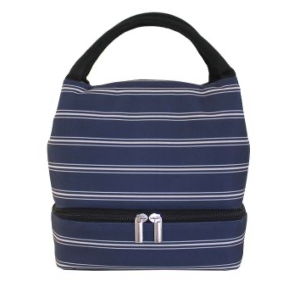 NWT Office Depot® Insulated Stripes Lunch Box - Picture 2 of 6